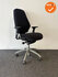 RH Logic Elite 400 - zwarte stoffering - zilvergrijs voetkruis