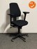Refurbished Bureaustoel - Kinnarps 6000 medium rug - 4D armleggers - nieuwe zwarte stoffering