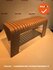 Ahrend 601 designbank - groot model - onbehandeld hout