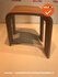 Ahrend 601 designkruk - klein model - onbehandeld hout