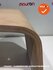 Ahrend 601 designkruk - klein dicht model - onbehandeld hout