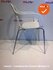 Design stoel - Desalto Trace - Wit met chroom onderstel
