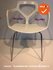 Design stoel - Desalto Trace - Wit met chroom onderstel