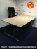 Ahrend vergadertafel - 160x100 cm - Grijs Eiken - volkern - kleur poot naar keuze