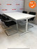 Ahrend vergadertafel - 180x100cm - wit - hout - mehes - refurbished