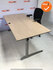 Ahrend bureau - 180x90 cm - Grijs Eiken - volkern - 500 - Kleur poot naar keuze