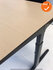 Ahrend bureau - 120x80cm - Ahorn - volkern - Mehes - Kleur poot naar keuze