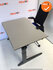 Ahrend bureau - 120x80cm - Grijs - volkern - Essa - Kleur onderstel naar keuze