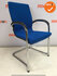 Ahrend 230 - Chroom frame - Blauwe stoffering