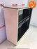 Roldeurkast - Ahrend - 110x120x45cm - wit met transparante deur - topblad naar keuze