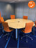 Ahrend vergadertafel - 200cm - Ahorn - zilvergrijs onderstel