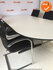 Ahrend vergadertafel - 240 x 120cm - ovaal - Wit - Trespa