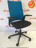 Ahrend 2020 - Hoge rug - nieuw blauw netweave - Nieuw zwart gestoffeerde zitting - Tweedehands