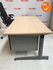 Ahrend Slinger Werkplek - Inclusief ladeblok en bureaustoel - 180x80 - Ahorn - Zilvergrijs 500