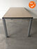 Ahrend vergadertafel - 160x80cm - Grijs eiken - 4 poots - kleur poot naar keuze