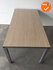 Ahrend vergadertafel - 160x80cm - Grijs eiken - 4 poots - kleur poot naar keuze