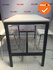 Bartafel - 160x80 -Antraciet frame - nieuw wit blad
