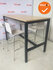 Bartafel - 160x80 - antraciet frame - Nieuw Ahorn blad