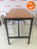Bartafel - 160x80 - antraciet frame - beuken blad