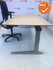 Ahrend buikbureau - 180x80/90cm - Ahorn - volkern - Essa - Kleur poot naar keuze